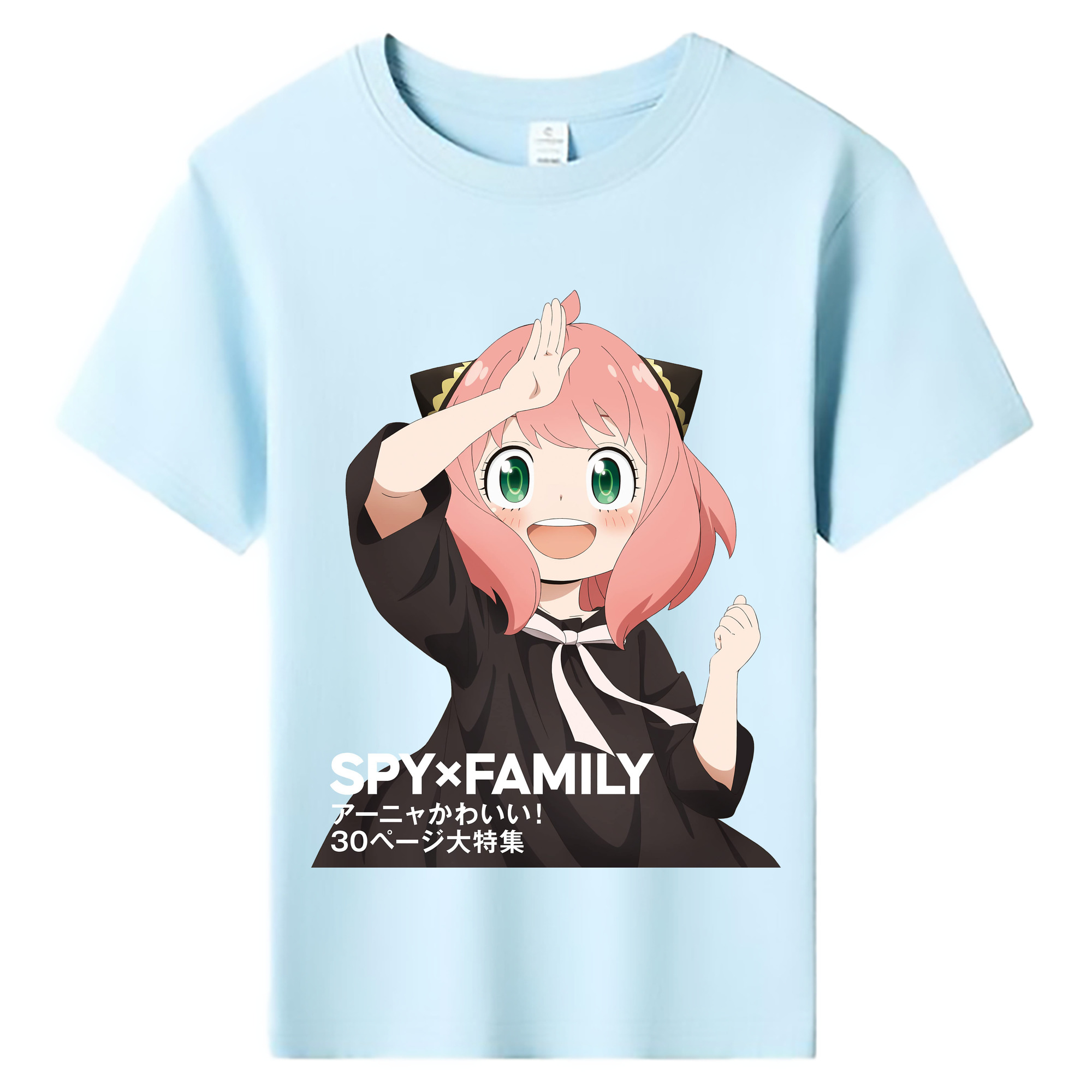 （画像用） SPY×FAMILY间谍家家酒 綿100％キッズTシャツ（フロントプリント）